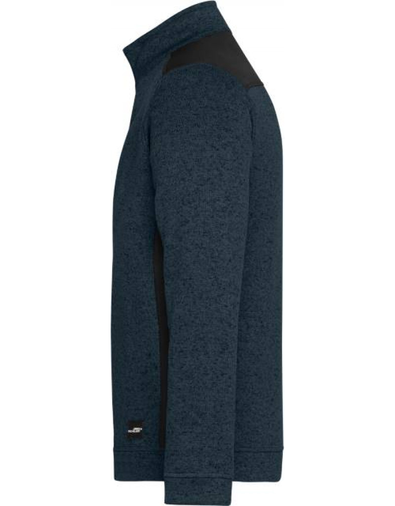 Îmbrăcăminte de lucru pentru bărbați, din fleece tricotat, cu fermoar 1/2 - rezistentă